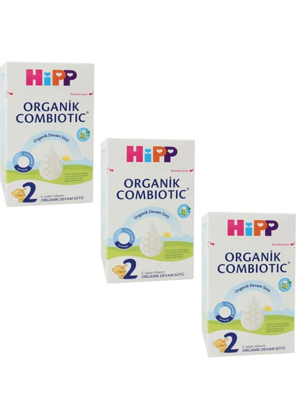 2 Organik Combiotic Devam Sütü 800 gr 3 ADET