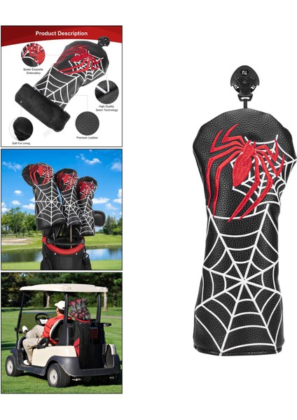 Su Geçirmez Pu Golf Başlığı Hibrit Başörtüsü Koruması Ut (Yurt Dışından)
