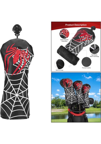 Su Geçirmez Pu Golf Başlığı Hibrit Başörtüsü Koruması Ut (Yurt Dışından)