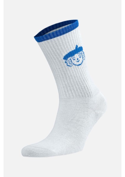 Kadın Pamuklu 3 Çift Özel Kutulu Çok Renkli Soket Çorap - 41085-1 modelleri