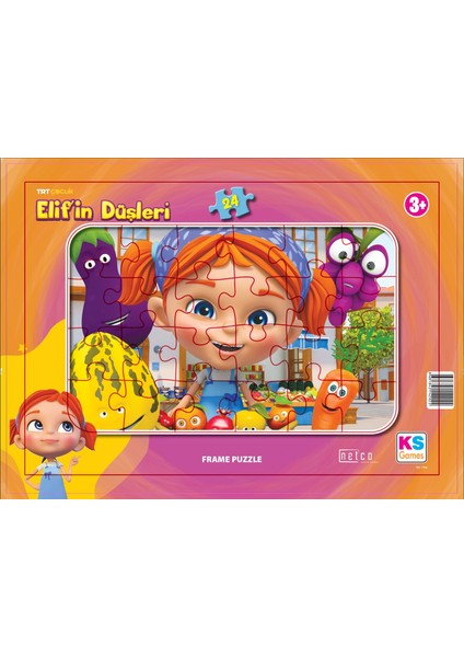 Elif'in Düşleri 24 Parça Frame Puzzle ED704