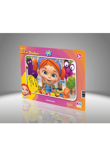 Elif'in Düşleri 24 Parça Frame Puzzle ED704