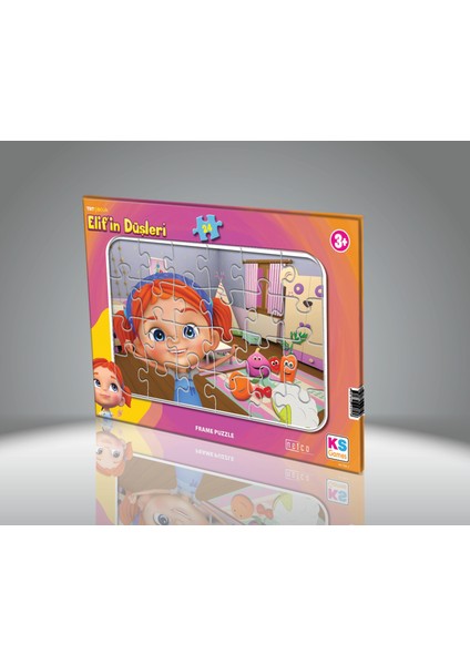 KS Games Elif'in Düşleri 24 Parça Frame Puzzle ED704-1