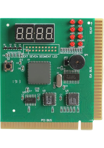 4 Haneli LCD Ekran Pc Analizörü Teşhis Kartı Anakart Sonrası Test Cihazı Bilgisayar Analizi Pcı Kart Ağ Bellek Cpu (Yurt Dışından)