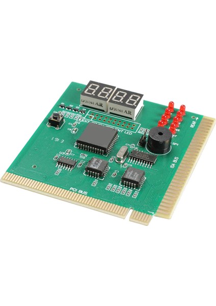 4 Haneli LCD Ekran Pc Analizörü Teşhis Kartı Anakart Sonrası Test Cihazı Bilgisayar Analizi Pcı Kart Ağ Bellek Cpu (Yurt Dışından)