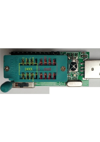 CH341A Programcı V1.7 1.8V Seviye Kaydırma W25Q64FW W25Q128FW GD25LQ64 (Yurt Dışından) modelleri