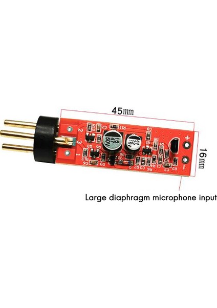 Diyafram Biberon Kondenser Mikrofon Kayıt Mikrofonu Dıy Üretim Onarım Modifiye Devre Fişli (Yurt Dışından)