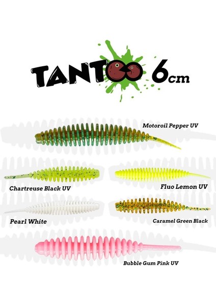 Tantoo 60MM Silikon Balık