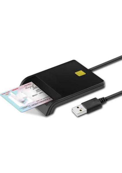 Banka Kartı Için USB Akıllı Kart Okuyucu Ic/ıd Emv Kart Okuyucu Linux Os Için Windows 7 8 10 Için Yüksek Kalite USB-7816 (Yurt Dışından)