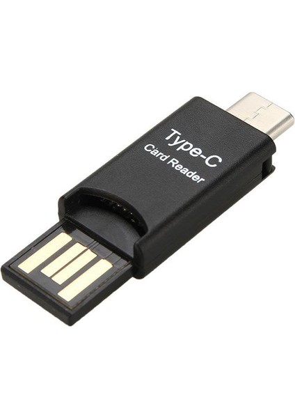 Pc Cep Telefonu Için USB 3.1 Tip C Usb-C - Sd Tf Kart Okuyucu Adaptörü (Yurt Dışından)