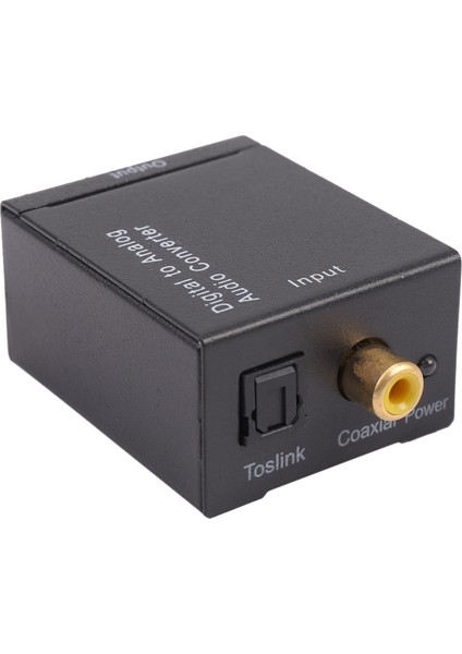 Analog Ses Dönüştürücü Adaptör Rca Sv'ye Dijital Optik Koaksiyel Toslink Sinyali (Yurt Dışından)