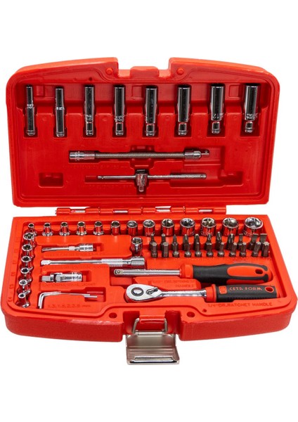 C00-61PH2 1/4” 6 Köşe Lokma Takımı - 61 Parça
