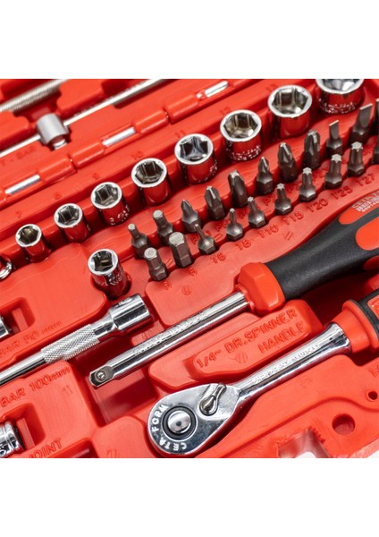 C00-61PH2 1/4” 6 Köşe Lokma Takımı - 61 Parça