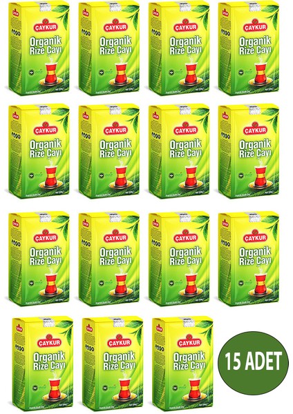 Organik Rize Çayı 500 gr x 15 Adet