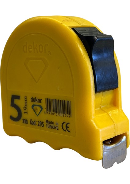 Şerit Metre Sarı 5M*19MM