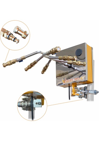Elektro Jet 6jet 2 Yön 6 Çıkış Ilaçlama Makinesi (Damla Önleyicisiz) fiyatları