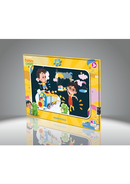 Eymen Ile Çimen 24 Parça Frame Puzzle EÇ704-1