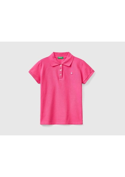 BNT-G-3WG9C300O-23Y Kız Çocuk Polo Yaka T-Shirt