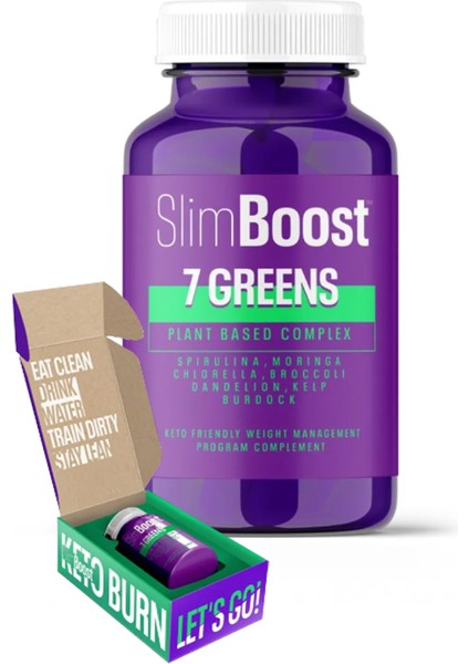 7 Greens Plant Based Complex Spirulina Moringa Detox Keto Friendly