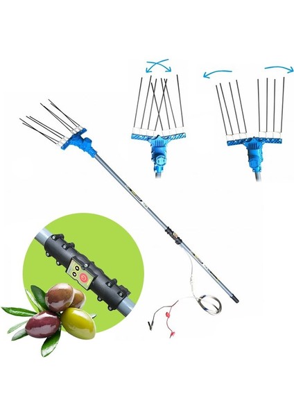V4 Pro Teleskopik Zeytin Silkme Makinesi (360 cm)
