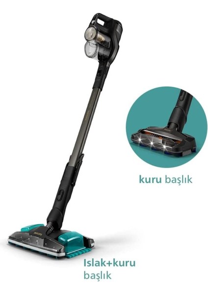 Speedpro Plus 25.2 V Islak Kuru Şarjlı Dikey Süpürge