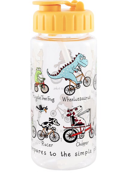 Pipetli Matara Suluk 400 ml Animals On Bike