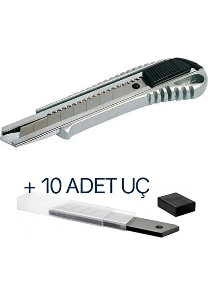 Maket Bıçağı + 10 Adet Yedek Uç