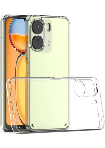 Xiaomi Redmi 13C Kılıf Coss Darbe Korumalı Şeffaf + Ekran Koruyucu