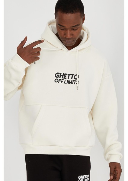 Ghetto Off Limits Basıc Oversıze Unısex Hoodıe