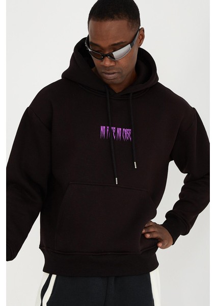 No Face No Case Oversıze Unısex Hoodıe