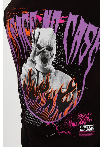 No Face No Case Oversıze Unısex Hoodıe fırsatları