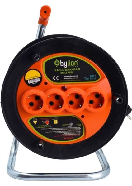 Seyyar Makaralı Uzatma Kablosu 3*1.5mm² (20 Metre)