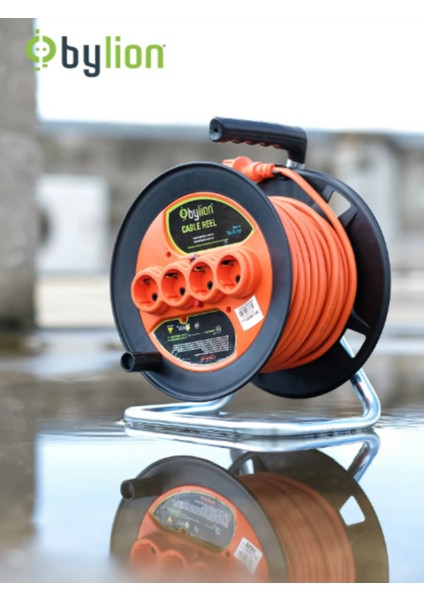 Seyyar Makaralı Uzatma Kablosu 3*1.5mm² (20 Metre)
