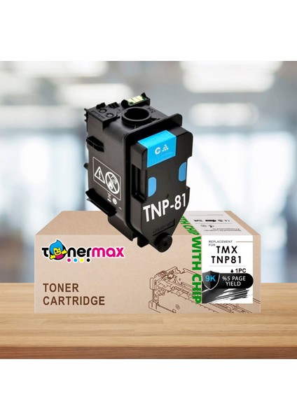 Konica Minolta Bizhup Tnp-81 Muadil Toner Mavi / C3300I / C4000I