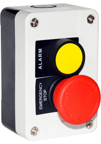 Kutulu Alarm Acil Stoplu 230VAC MB3-BX240