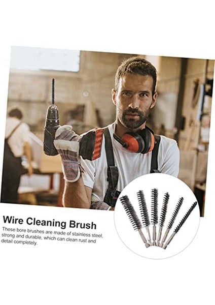 12 Adet Boru Fırçası Saç Fırçası Yuvarlak Tel Saç Fırçası Boru Temizleyici Fırça 9mm Temizleme Fırçası Çap Fırçası (Yurt Dışından) fiyatları