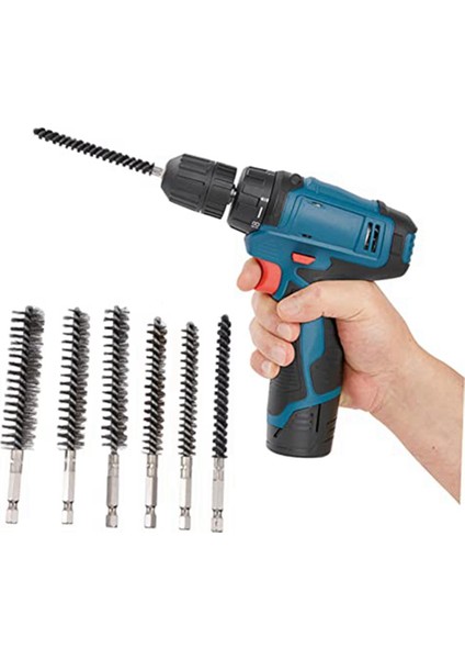 12 Adet Boru Fırçası Saç Fırçası Yuvarlak Tel Saç Fırçası Boru Temizleyici Fırça 9mm Temizleme Fırçası Çap Fırçası (Yurt Dışından) indirimleri