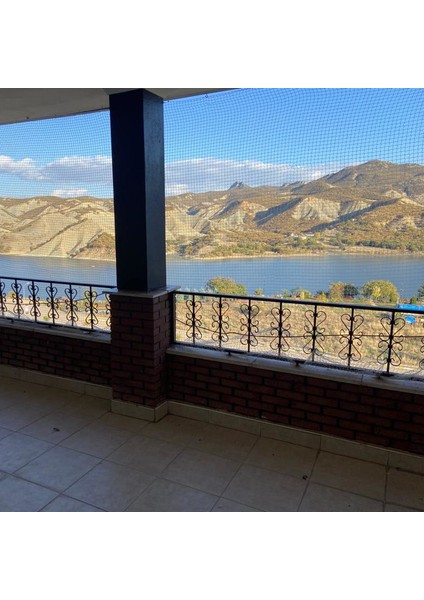 Kuş Filesi - Kuş Ağı - 2 cm Gözenek 1,5 mm Ip - Balkon Filesi - Kedi Filesi - Balkon Kuş Filesi - 1.5 Metre, 100 Metre
