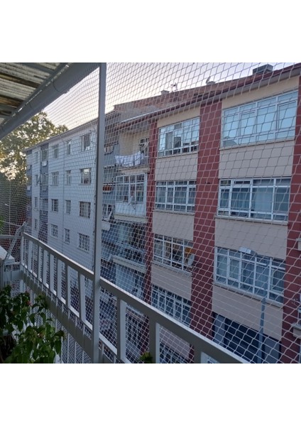 Kuş Filesi - Kuş Ağı - 2 cm Gözenek 1,5 mm Ip - Balkon Filesi - Kedi Filesi - Balkon Kuş Filesi - 1.5 Metre, 100 Metre