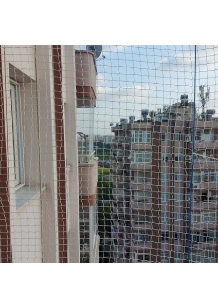 Kuş Filesi - Kuş Ağı - 2 cm Gözenek 1,5 mm Ip - Balkon Filesi - Kedi Filesi - Balkon Kuş Filesi - 1.5 Metre, 100 Metre