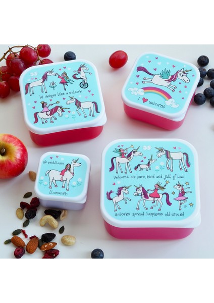 4'lü Beslenme Kutusu Unicorn