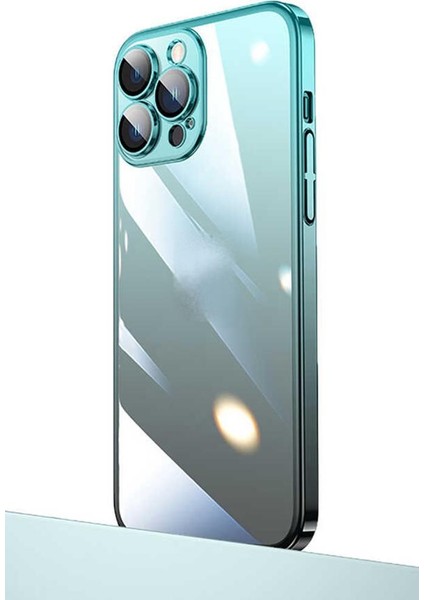 iPhone 12 Pro Max Kılıf Parlak Renk Geçişli Kamera Korumalı Senkron Kapak