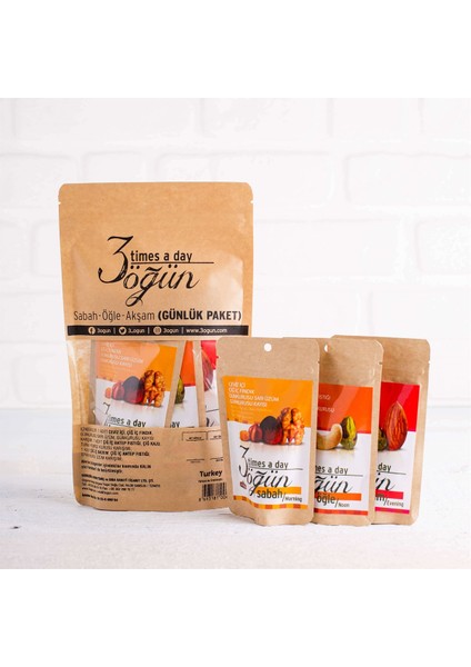3 Öğün - Günlük Paket (120gr)