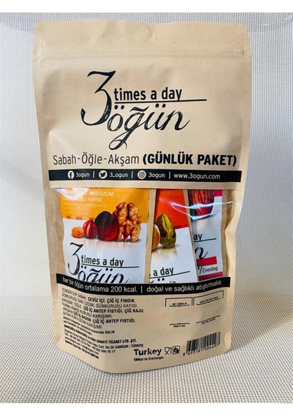 3 Öğün - Günlük Paket (120gr) fiyatları