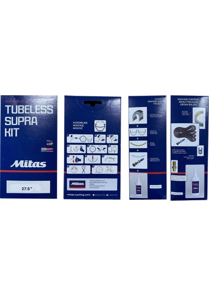 Rubena Mitas 27.5 Inc Tubeless Dönüşüm Seti Tubeless Kit