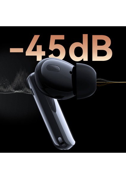 W1 Anc Gümüş Hi-Fi Sound Bluetooth 5.3 App Kontrolü Kablosuz Kulaklık