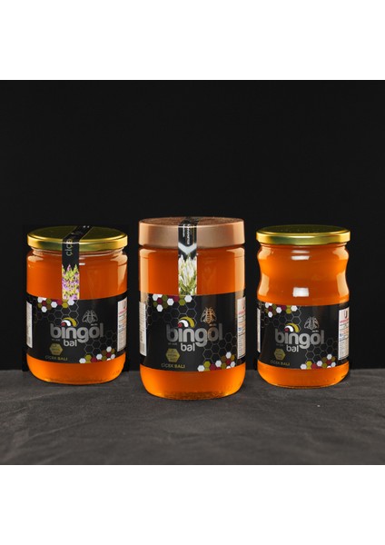 Bingöl Süzme Çiçek Balı Cam Kavanoz Naturel 850 gr