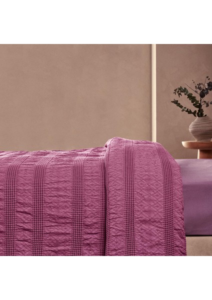 Pike Apollo Yıkamalı Çift Kişilik Mürdüm
