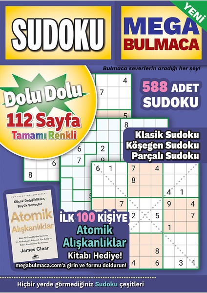 Sudoku Bulmaca 4. Sayı - 2023