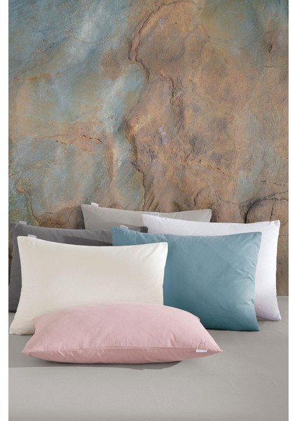 Export Yastık Kılıfı Emilie 100% Pamuk 50*70 cm 2lı Standart Mavi